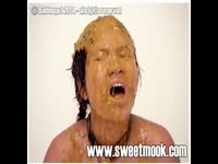 Teen student eating her professor's shit